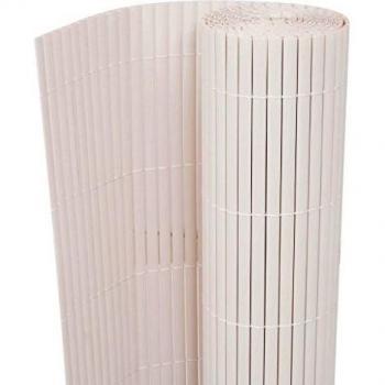vidaXL Valla Jardín Doble Cara 150x300 Blanca Cerca Cercado Vallado Reja Verja