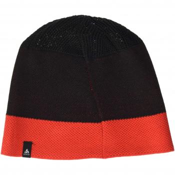 Odlo Light N-Gage Gorro, otoño/Invierno, Unisex, Color Syrah/Fiery Red, tamaño Talla única