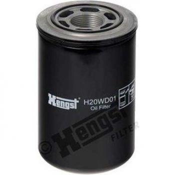Filtro de aceite HENGST FILTER H20WD01 - Filtro de aceite de alta calidad, diseñado para un rendimiento óptimo del motor, fabricado con materiales duraderos, compatible con múltiples modelos de vehículos, fácil instalación y mantenimiento