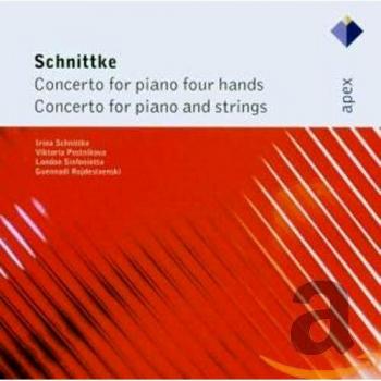 Schnittke : Concerto For Piano 4 Hands & Concerto For Piano & Strings - Apex