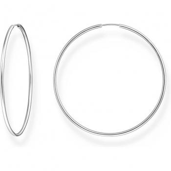Thomas Sabo Large Sterling Silver Hoop Earrings CR729-001-21