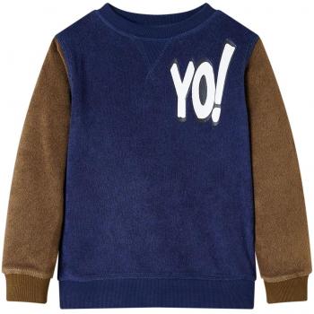 Sudadera infantil azul marino oscuro 116