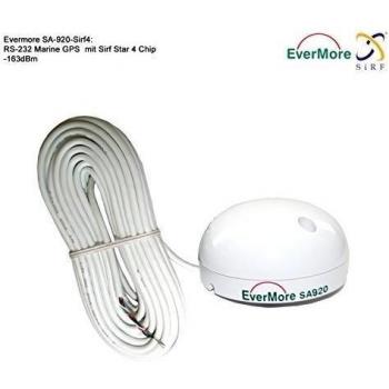 Evermore Marino 48 canales receptor GPS SA de 920 RS-232 Interface SiRF Star 4 SiRF IV circuito integrado para NAVICOM rt650 RT de 650 Mob RT de 450 RT de 550... * - NMEA 0183 12 - 24 V sensibilidad de 163dbm SiRF 4