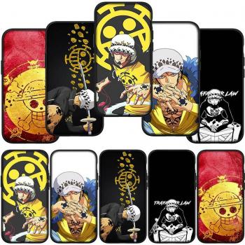 Funda para Teléfono One Piece Trafalgar Law y Luffy para Samsung Galaxy S25, S24, S23, iPhone 16, 15, Xiaomi Redmi Note 14, 13, 12 y OPPO Moto con