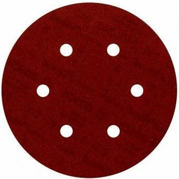 Bosch 2608605722 Hoja de Lija, 150 mm, Set de 5 Piezas