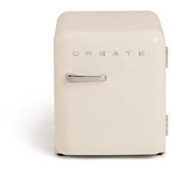 Frigorífico Retro Vintage 48L Plata - Bajo Consumo, Diseño Compacto y Eficiente