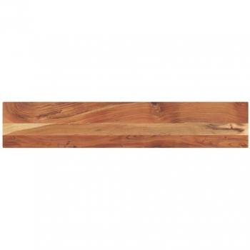 Mesa de madera maciza de Acacia 180x40x2,5 cm Marrón