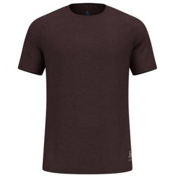 Camiseta técnica de manga corta Odlo Essential 365 para hombre en color marrón, talla XL