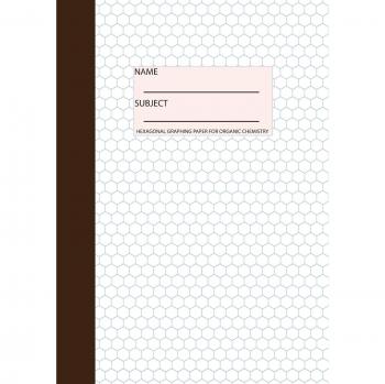 Cuaderno de Química Orgánica: Papel Cuadrícula Hexagonal, 100 Páginas