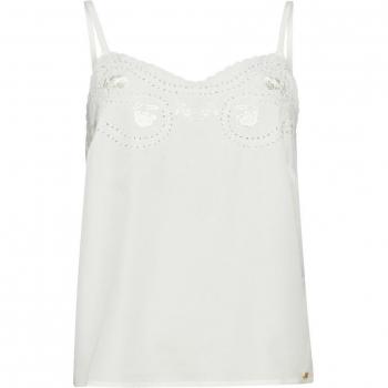 Top de tirantes femenino Superdry Upspec Blanco 2XS