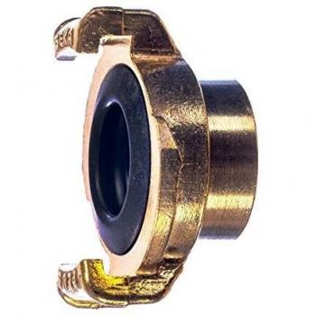 Conector roscado GEKA plus de latón con rosca interior de 3/4 pulgadas suelto