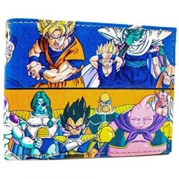 Cartera de Toei Dragonball Z Personajes Buenos y Malos Azul