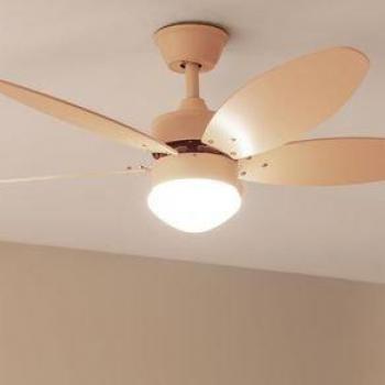 Cecotec Ventilador de Techo EnergySilence Aero 4260 Full Orange con Luz y Mando, 40W, Naranja, Ø106 cm