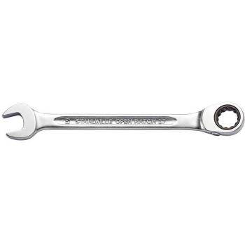 Llave de Carraca Combinada de Boca Fija y Boca en Estrella Acodada 17-24 Stahlwille 41172424