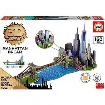 Educa Borrás - Puzzle 3D Puente de Brooklyn