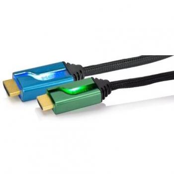 PDP - Dual Cable HDMI 6' Afterglow, Color Azul/Verde