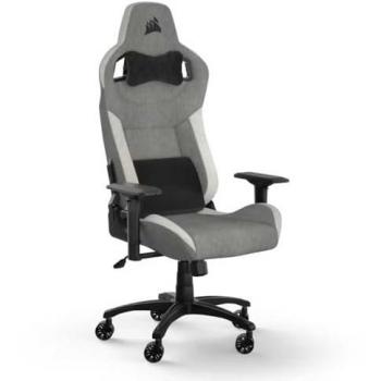 Silla Gaming Corsair T3 Rush 2023 Gris/Plata