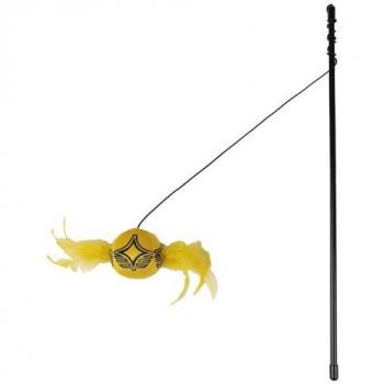 Varita Harry Potter con Snitch Dorada para Gatos 7X50X5