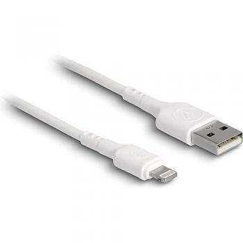 Cable USB Lightning DeLOCK 87866 de 0.3 m Blanco para iPhone, iPad e iPod