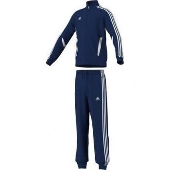 adidas  - Pantalones, color azul marino / blanco, talla 12 años