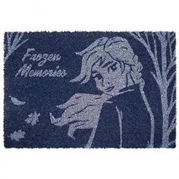 Felpudo Disney Frozen - Felpudo entrada casa antideslizante 40 x 60 cm - Alfombra entrada casa exterior princesa, Fabricado en fibra de coco - Productos con licencia oficial