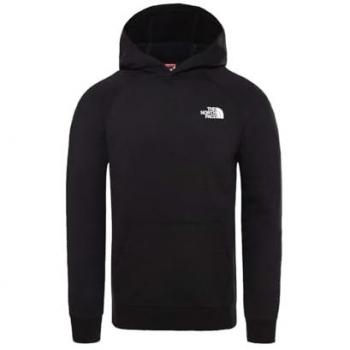 Sudadera con Capucha The North Face Raglan Redbox para Hombre, Color Negro, Talla L