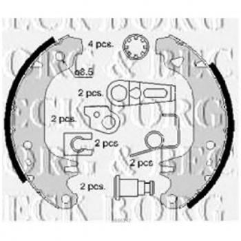 Borg & Beck BBS6242 Juego de Zapatas de Freno