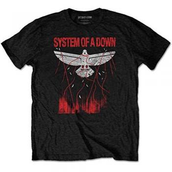 System of a Down - Overcome - T-Shirt - Black - L - 100% Cotton, Jersey