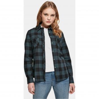 Urban Classics Women's Turnup Checked Flannel Shirt
