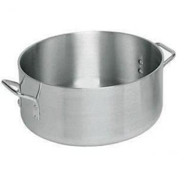 NEW 15 QT (Quart) Commercial Grade, Heavy-Duty Aluminum, Brazier Stock Pot, 4MM (millimeter) Thick by WP