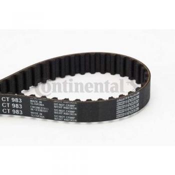 Correa dentada CONTITECH CT983 - Correa de distribución, longitud 983 mm, ancho 25 mm, número de dientes 118, material de goma reforzada con fibras sintéticas