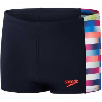 Bañador de Natación Infantil Speedo Aquashort Digital Panel Azul