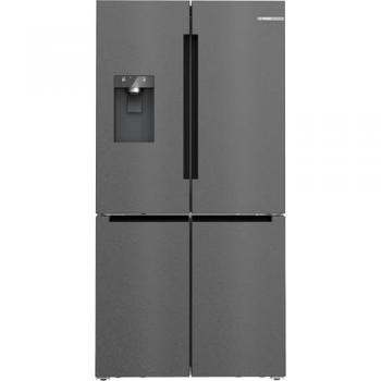 Frigorífico Americano Bosch Serie 6 KFI96AXEA No Frost, Multipuerta, 183 x 90.5 cm, Acero Negro Antihuellas