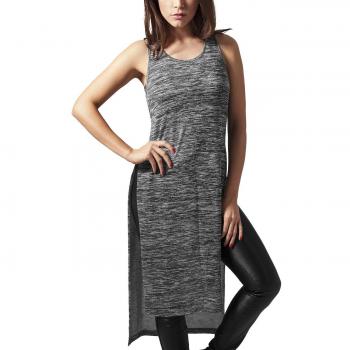 Urban Classics Ladies Melange HiLo Long Top-Tank Top Mujer    Mehrfarbig