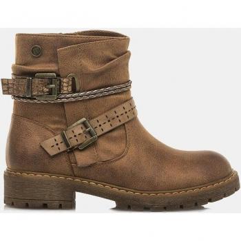 MTNG Botin Niña en Pu - Botas de Moda para el Invierno con Detalle de Trenza