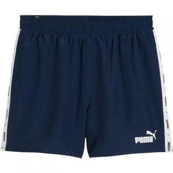 Pantalón corto Puma Ess+ Tape Woven para hombre en color negro
