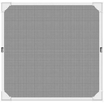 Schellenberg 50747 Mosquitera para Ventana magnetica, Montaje rápido sin taladrar, Blanca, con perfiles de plástico Muy Flexibles, 120 x 120 cm