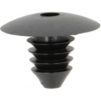 Clip Grapa ROMIX A11888, 10 Piezas, color negro, material plástico resistente, diseño ergonómico para sujeción firme