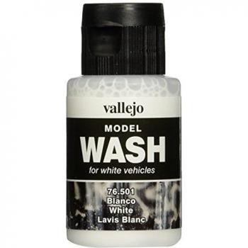 VALLEJO-3076501 76501 Model Wash Color Blanco 35ML, Multicolor