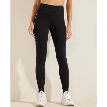 Guess Eco Aline Leggings, Female, Black, Size: M, Autumn/Winter Collection