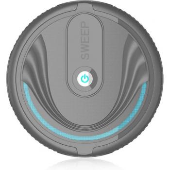 Robot Aspirador Inteligente con Potente Succión y Fregado, Automático, Recargable por USB