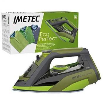 Imetec Plancha de Vapor Eco Perfect 2400W con Tecnología Eco Tech, -35% Consumo de Agua y -25% Consumo de Energía