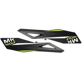 MrWolf Par paramanos MTB Recchie negro/verde