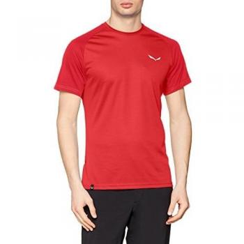 SALEWA Sporty B 3 Dry M S/S tee Camisetas, Hombre, Sporty B 3 Dry M S/S tee, Bergrot