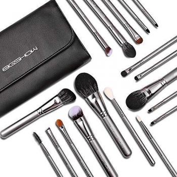 Brocha Maquillaje, EIGSHOW Set de pinceles de maquillaje profesional Cosméticos sintéticos Correctores en polvo Mezcla de sombras de ojos Rostros Kabuki Pinceles de maquillaje