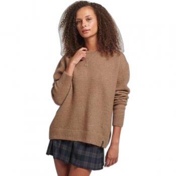 Suéter de Cuello Redondo Ultra Suave para Mujer Superdry Esencial
