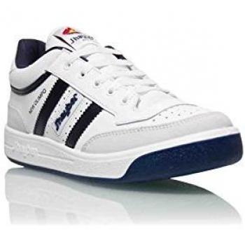 J´hayber 63638, Sneaker Mujer, Blanco/Azul Marino, 39 EU