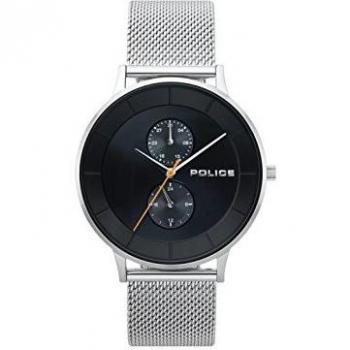 Police Reloj Multiesfera para Hombre de Cuarzo con Correa en Acero Inoxidable PL.15402JS/02MM