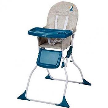 Safety 1st Keeny Trona evolutiva, Trona bebé compacta, plegable óptimo para espacios pequeños, ajustable crece con el niño, 6 meses - 3 años, color happy day
