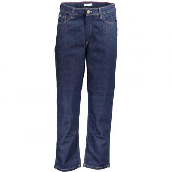 Tommy Hilfiger Women's Blue Cotton Classic Straight Jeans W25 L30